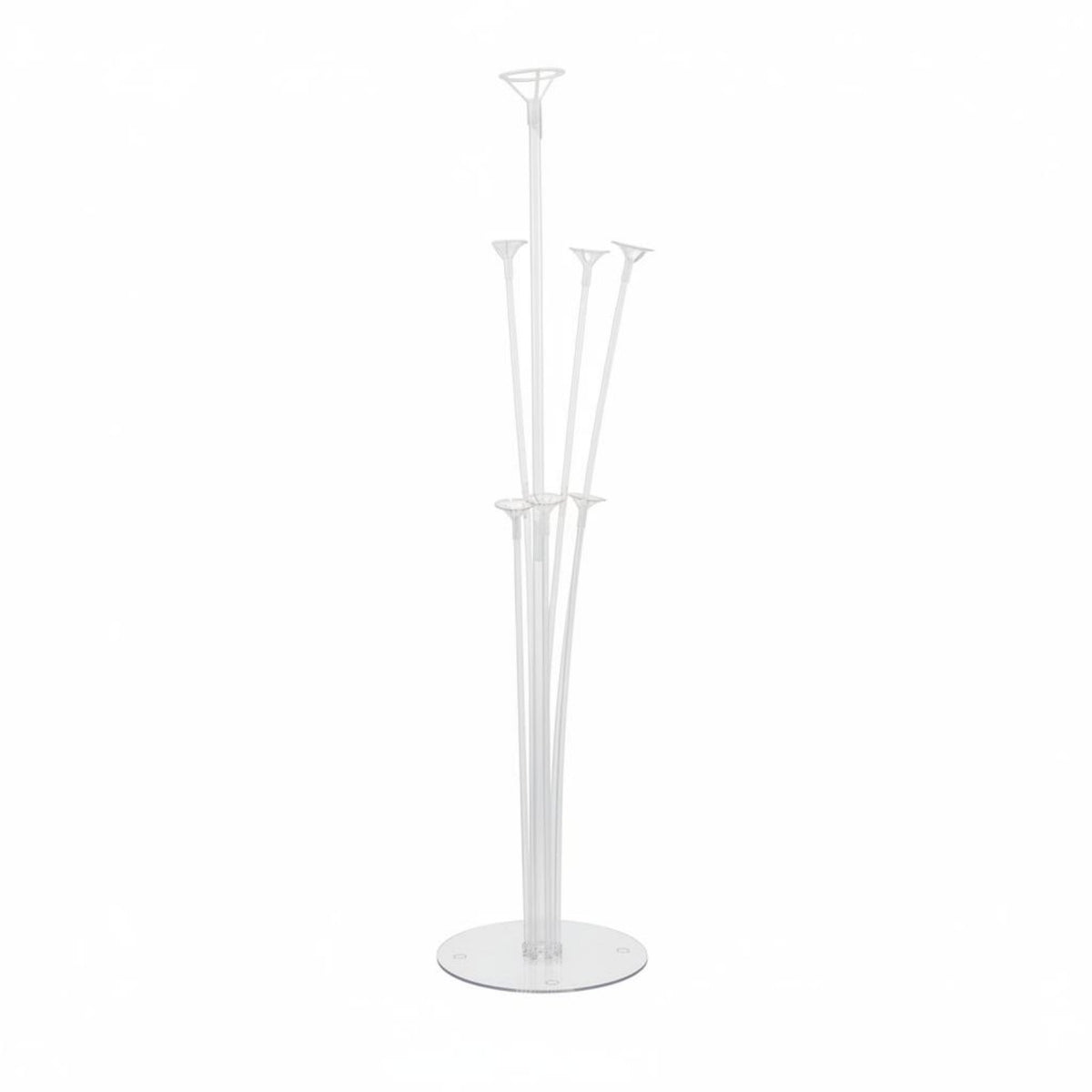 Easy Assembly 7-Balloon Display Stand Reusable Balloon Stand Kit Stable Base Table Centerpiece Helium-without Decoration for Weddings, Birthdays, Events, Parties