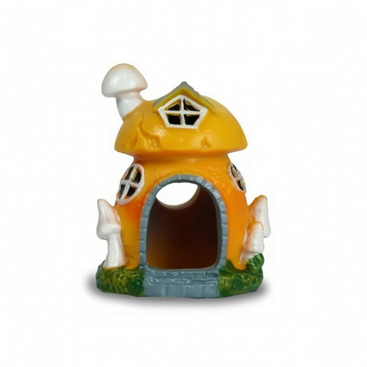 Toadstool House with Hollow Arch Safe Aquatic Tank Shelter Small