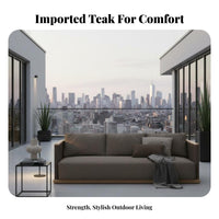 4-Piece Conversation Set Nordic Design Patio Furniture Weather-Resistant Outdoor Furnishing for Hospitality Businesses, Adults, Terrace, Garden, Porch