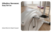 Elliptical Machine Space Saving Resistance Elliptical Low Impact Versatile Function Cardio for Beginners, Seniors, Apartment