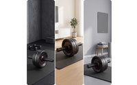 Ab Wheel Roller with Kneeling Mat Anti-Slip Ab Roller Wheel Long-Lasting Comfortable for Fitness Enthusiasts, Home Gym
