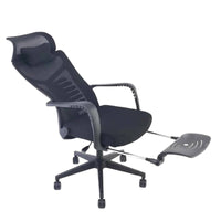 Height Adjustable Reclining Mesh Chair with Footrest 360-Degree rotating Ergonomic Recliner with Footrest Built-in Support Computer Seat for Long Sitters, Remote Workers, Students, resting, Relaxing, Study, Gaming Room