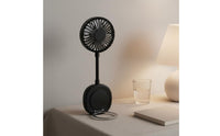 Stick-on Mini Fan Compact Personal Cooling Adjustable Angle