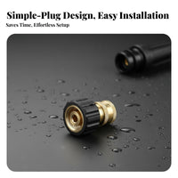 M22 to 1/4 Quick Connect Adapter Leak-Proof M22 Female to 1/4 Female Adapter