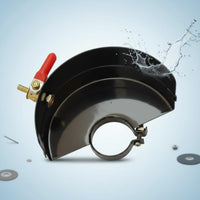 Dustproof Angle Grinder Slotting Guard Multi-Blade Protection Water-Fed Dust Cover Wall Chaser Hood for Electricians, Renovation