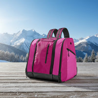 Ski Footwear Bag Large Capacity Ski Footwear Backpack Sturdy Material Multi-Compartment Design