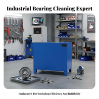Washes up to 12 Bearings at Once Wheel Hub Bearing Washer Lid-Accessible Auto Stop Automatic Bearing Cleaning Machine Intelligent Temperature Control Automotive Parts Cleaner Single-Key Operation for Repair Technicians, Garage Owners, Maintenance Facility