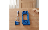Door Hinge Template with Router Bit Adjustable Door Hinge Router Template Precision for Woodworkers, Hobbyists
