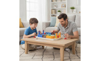 Compact Foosball Table with Scoreboard Portable Foosball Table with Control Levers Interactive Tabletop Soccer Game Easy-to-Use for Playroom