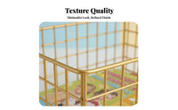 Wheeled Book storage container Space-Saving Desktop book organizer Large Capacity for Home, Parents