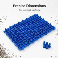 Aquarium Undergravel Filter Plate for Fish Tank Bottom Filtration, Turtle Basking Platform, and Aquatic Plant Landscaping
