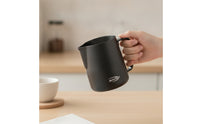 Milk Frothing Pitcher with Textured Handle Tapered Milk Steaming Jug Comfortable Grip Jug for Baristas