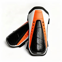 Ventilated Impact-Absorbing Shin Guards Breathable EVA Cushioning Soccer Shin Guards Long-Lasting Shielding Sports Gear