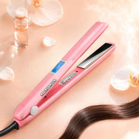 360-Degree Rotating Cord Sonic Hair Repair Straightener Adjustable Cold Flat Iron Clamp Style Sonic Flat Iron Display Window