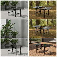 Compact Camping Table with Carry Bag Stable Table Sturdy Furniture Heavy-Duty for Campers, Overlanders, Picnic