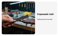 Long-Lasting High-Carbon Steel Guitar Fret File Ergonomic Grip Guitar Nut File Cuts Quickly and Smoothly for DIY Hobbyists, Fretwork