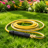 Pressure Washer Gun Hose Set, Car Wash High-Pressure Washer Gun, Black, Plastic, Hose, Nozzle, Shower/Jet Switchable