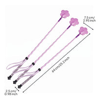 Children's Riding Crop Braided Look Pink Riding Crop Flexible Equestrian Gear