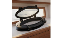 Waterproof Rectangular Porthole Window Corrosion-Non-Corrosive Watertight Marine Window Easy Installation Rectangular Porthole Opens 180 Degrees