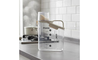 Moisture-Proof Airtight Food Storage Container Space-Saving Design Rice Storage Bin Portable Handle