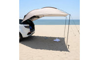 Car Rear Awning Portable Vehicle Rear Awning Trunk Sunshade Cover Rainproof Hatchback Sun Shade Protection for Tailgating