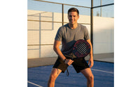 Easy to Control Padel Racket Quick Reactivity Carbon Fiber Padel Racket Large Optimal Hitting Zone Sports Gear Balanced Weight for Outdoor