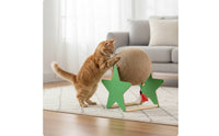 Cat Scratching Ball Interactive Sisal Scratching Ball Stable for Kittens