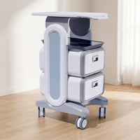Salon Cart with Drawers Sturdy Rolling Salon Cart Beauty Trolley for Nail Technicians