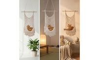 Woven Macrame Cat Sling Indoor Cat Sling Bed Soft Pet Furniture Cozy for Window