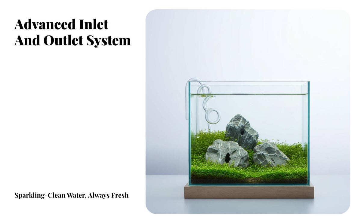 Fish Tank Inflow Pipe Oil Film Removal Aquarium Surface Skimmer Pipe Gentle Water Current Aquarium Surface Skimmer for Aquascapers