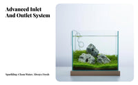 Fish Tank Inflow Pipe Oil Film Removal Aquarium Surface Skimmer Pipe Gentle Water Current Aquarium Surface Skimmer for Aquascapers