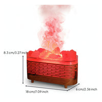 Crystal Mineral Aroma Humidifier Automatic Shut-off for Bedside Table, Office
