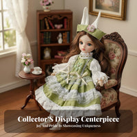 30cm Doll Dress Set Multi-Layered Design Maid Design Doll Dress Lace Trim BJD Clothing for Hobbyists