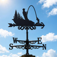 Metal Animal Weathervane for Outdoor Garden and Yard Decoration, Iron Art Craft Ornament