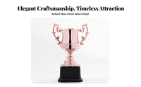 Patented Design Metal Award Cup Exquisite Workmanship Championship Award Custom Engravable for Athletes, Teams, Tournaments, Championships