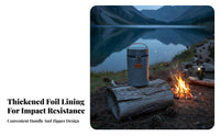 Gas Canister Storage Bag Anti-Collision Insulated Gas Tank Bag Sturdy Camping Propellant Canister Case for Campers, Fishermen, Hiking, Barbecue