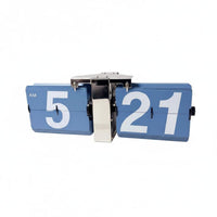 Desktop Flip Clock Large Numbers Flip Clock Powered Home Decor for Living Room, Desk