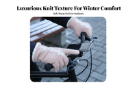 Touchscreen Gloves Soft Material Touchscreen Thermal Gloves Fit Winter Accessory for Students, Adults, Cold Weather, Biking, Daily Wear