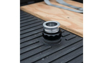 Universal Fit Coolant Overflow Reservoir Cap Anodized Finish Weld on Filler Neck Cap Scalloped Design Automotive Part for Car Enthusiasts, Racers