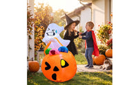 Inflatable Specters in Pumpkin Lighted Specters in Pumpkin Inflatable Bright Outdoor Decoration for Yard