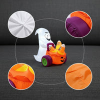 Specters and Pumpkin Inflatable Lighted Lawn Decoration Easy to Use for Garden