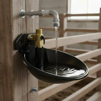 Automatic Sheep Water Bowl Copper Valve Cattle Drinking Bowl Thickened Design Livestock Drinking Water Dispenser for Farmers, Farmers, Farm, Pasture