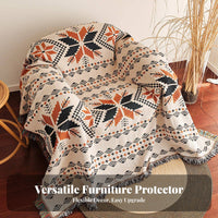 Stylish Pattern Patterned Armchair Cover Soft and Comfortable Woven Sofa Throw Long-Lasting Textile for Homeowners, Living Room, Bedroom