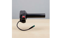Full Twist Throttle Grip Rubber Motorcycle Throttle Black Part for Custom Builds, Trail Riding
