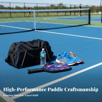 Fiberglass Pickleball Paddle Non-Slip Grip Pickleball Paddle Large Sweet Area Shock Absorbing for Professionals