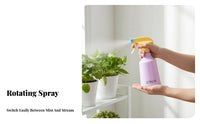 Fine Spray Bottle Ergonomic Design Refillable Plastic Dispenser Hair Mister Bottle Leak-Resistant Household Supply