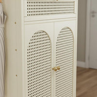 Space Saving Entryway Shoe Cabinet with Doors Large Capacity Multi-Layer Shoe Storage Rack Ventilated Design Home Furniture for Hallway, Balcony