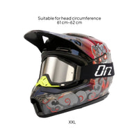Motocross Helmet off-Road Downhill Helmet Streamlined Safety for Riders, Karting