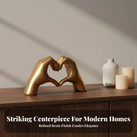 Affectionate Hands Statue Romantic Gift Affectionate Hands Sculpture Nordic Design Love Gesture Figurine for Couples, Anniversary, Bookshelf