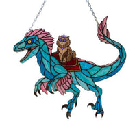 Princess Donut and Mongo Acrylic Suncatcher